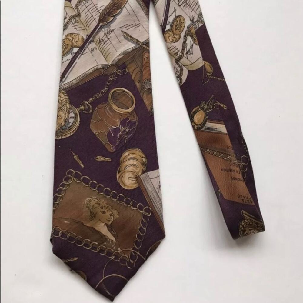 HUGO BOSS‎ Print Silk Tie Made in Italy